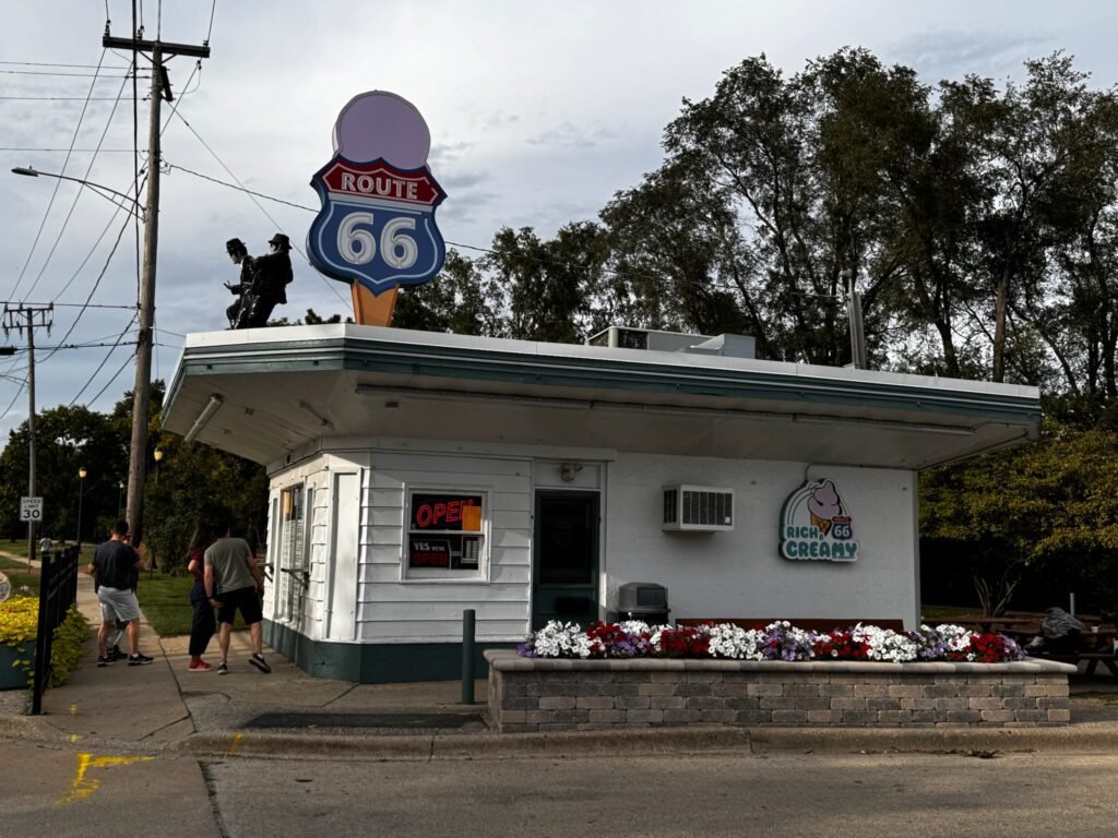 Joliet, IL: foto na sorveteria Rich and Creamy