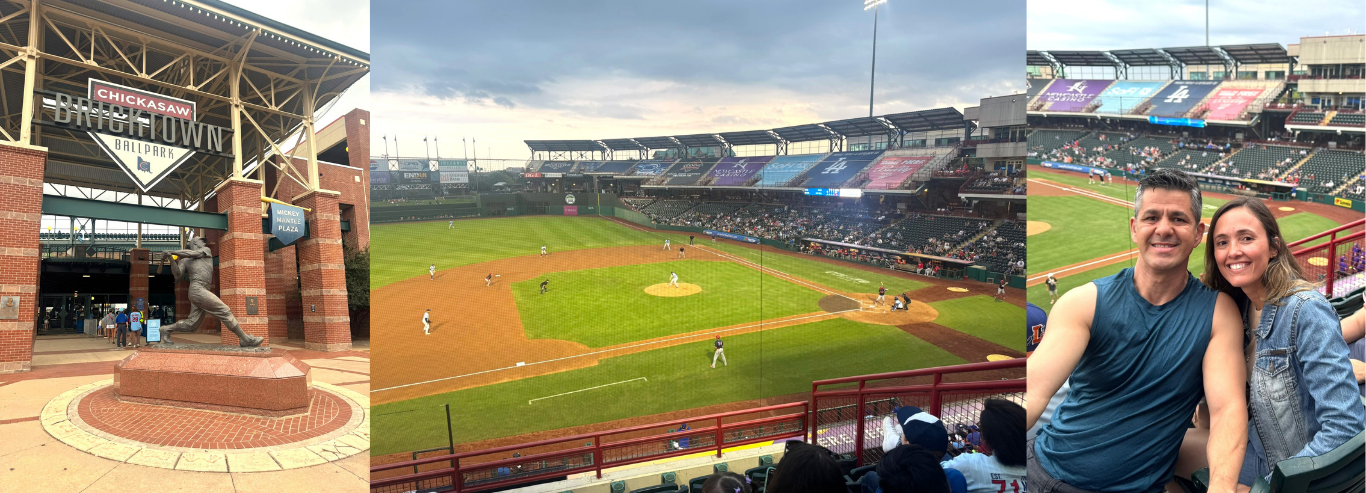 Jogo de baseball em Oklahoma City, OK