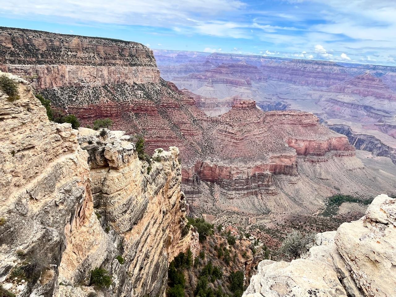 Vista de um dos mirantes do Grand Canyon
