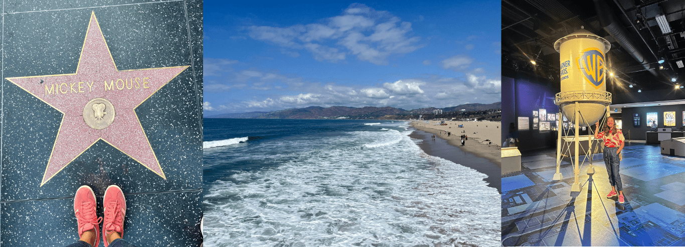 Los Angeles, CA e suas atrações: calçada da fama, Malibu e Warner Bros Studios