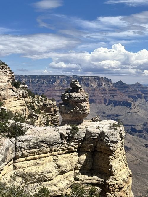 Vista da Duck on a Rock Viewpoint no Grand Canyon na Desert View Drive